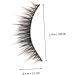 Angoily 10 Pairs Short False Eyelashes Natural Eyelashes Reusable Manmade Eyelashes Art Eyelashes Makeup Eyelash Thick Cross Eyelashes Fake Lashes Fake 6d Artificial - Buy Online on GoSupps.com