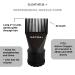 GAMMA+ Professional Hair Dryer Comb Attachment - 32 Teeth Black | Fits 1.5 Diameter Dryers - Buy Online on GoSupps.com