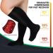 Diu Life 3 Pairs Plus Size Compression Socks for Women & Men - Wide Calf Knee High Stockings - 4XL 3er-Multi4 - Buy Online on GoSupps.com