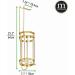 mDesign Soft Brass Toilet Paper Holder Stand with Storage - Holds 3 Spare Rolls - Free Standing Dispenser for Mega Rolls - Ideal for Bathrooms/Powder Rooms - Buy Online on GoSupps.com