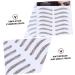 SOESFOUFU Authentic Eyebrows 4pcs Eyebrow Stickers Waterproof Stickers Semi Permanent Eyebrows Eyebrow Stencils 4d Modify Mold - Buy Online on GoSupps.com