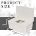 Gonioa Baby Wipes Dispenser | White Baby Wipes Case & Holder | Keeps Diaper Wipes Fresh | Easy Open & Close Container with Non-Slip Feet - Buy Online on GoSupps.com