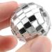 SEUNMUK 50 Pcs 1.18 Inch / 3cm Silver Disco Ball Cake Toppers Disco 4D Ball Cupcake Picks Disco Theme Cake Decorations For Graduation Birthday Party Wedding - Buy Online on GoSupps.com