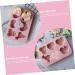 Alipis 2pcs Heart Chocolate Mold DIY Candle Mould Heart Shaped Dessert Mold Tray Mousse Pink - Buy Online on GoSupps.com