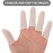 OSALADI 100Pcs Gel Finger Cots - Silicone Finger Protectors for Cracking Corns Blisters & Calluses - White - Buy Online on GoSupps.com