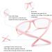 Kids Blue Light Blocking Glasses | Computer Gaming Screen Glasses for Boys Girls 5-13 | Flexible Frame | Square/Pink - Buy Online on GoSupps.com