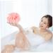 Housoutil 3 Sets Bath Sponge Set - Exfoliating Towel & Shower Pouf for Deep Cleaning - Buy Bathing Accessories Online - Rayon Pink - Buy Online on GoSupps.com