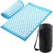 Dunlap Massage Pillow 62x38cm - Acupressure & Acupuncture Yoga Mat for Back Pain Relief - Purple Massage Device - Buy Online on GoSupps.com