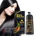 Autumege Black Instant Hair Color Shampoo - 3-in-1 Easy Hair Dye for Men & Women - 100% Grey Coverage - Herbal Formula - Fast Coloring Results (Black) - Buy Online on GoSupps.com