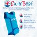 SwimBest Baby Wetsuit - Neoprene Baby Swimming Costume with 50+ UV Protection, Blue Fish Design | 6-12 Months - Buy Online on GoSupps.com