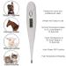 Pet Thermometer For Animal Owners of Dogs Cats Horses Vets Fixed Head Digital Temperature Probe Includes Veterinary Hobdays Chart - Buy Online on GoSupps.com