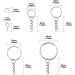 Swpeet 300Pcs Key Chain Rings Kit - Jewelry Findings Making Set with Keychain Rings, Jump Rings, Screw Eye Pins - 35 to 65 Sizes - Silver - Buy Online on GoSupps.com