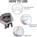 MEISIO Collar Soft Cotton Protective Cat Cone Dog Cone Adjustable Cat Cone Pet Recovery Collar Pet Cone Collar .After Surgery Recovery to Prevent from Biting Scratching (M) 66*33cm - Buy Online on GoSupps.com