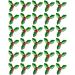 120 X HOLLY & BERRY LEAVES - CHRISTMAS - EDIBLE CUPCAKE CAKE TOPPERS D2 - Buy Online on GoSupps.com