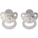 Nuk Orthodontic Trendline BPA Free Pacifiers 18+ Months (2 Pack) - Orange Dots - Buy Online on GoSupps.com