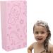 Cute Shapes Shower Sponge | Kids Bath Sponge | Natural and Safe Bath Sponge Reusable Kids Bath Sponge Soft and Absorbent Kids Sponge Cartoon Cleaning Sponge for Children Pink - Buy Online on GoSupps.com