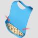 Yygmss Blue Waterproof Bibs for Adults | Silicone Adjustable Washable & Easy to Clean Bibs for Men - Buy Online on GoSupps.com