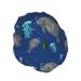 Manatee Printed Shower Cap | Waterproof Bath Cap for Women, Men, Boys & Girls | Reusable Spa Salon Cap - Buy Online on GoSupps.com