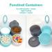 Nordlif Portable Baby Milk Powder Dispenser Pot - BPA Free, Non-Spill, Stackable, 4 Compartments - Buy Online on GoSupps.com
