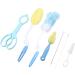ToddMomy 49-Piece Brushed Pacifier & Bottle Cleaning Set | Infant Milk Lip Cleaner Nozzle & Tongs | Color-Sorted | Perfect for Household Use - Buy Online on GoSupps.com