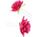 SUNTRADE 4 Pieces Women Rose Hairpin Bridal Rose Brooch Hair Clip Wedding Floral Clips for Woman Girl Party Wedding (Wine Red) - Buy Online on GoSupps.com
