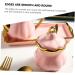 Zerodeko 1 Set Seasoning Jar Set Terrarium Fogger Seasoning Storage Jar Ceramic Seasoning Dish Holder Condiment Jars Salt Shaker Sugar Condiment Jar Stainless Steel Condiment Bottle Nordic 22.5X14CM Pink - Buy Online on GoSupps.com