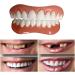 Xzlzmd Pebbles Dentures - Immediate Repair for Cracked or Missing Teeth | Perfect Smile Prosthesis - Returnable Upper & Lower Jaw Teeth (5 Pairs) - Buy Online on GoSupps.com