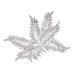 Beaupretty Comb bridal comb bridal headpieces for wedding leaves hair comb winter wedding decor Snowflake women hair Bridal Hair rhinestone floral hair clip bride Hair up crystal Wedding