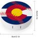 Colorado Flag Baseball Contact Lens Travel Kit | Portable Cute Box with Mirror for Daily Outdoor Use - Buy Online on GoSupps.com