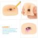 Baluue 4pcs Makeup Practice Skin Facial Tools Eye Shadow Practice Skin Eye Makeup Board - Buy Online on GoSupps.com
