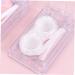 Partykindom 6 STK Mini Colored Contact Lens Containers with Cleaning Case & Mirror - Japanese Style Holder - Buy Online on GoSupps.com