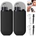 LONGLUAN Gelmalls Nose Trimmer Portable Nose Hair Trimmer Painless & Precision 2024 New Rechargeable Portable Nose Hair Trimmer Washabl Easy Cleansing Nose Hair Trimmer for Travel (2Pcs-Black)