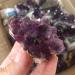 Reiki Crystal Natural Raw Amethyst Quartz Purple Crystal Cluster Stones Specimen Home Decoration Crafts Decoration Ornament Can be Used for Crystal Cluster (Size : 150-180g)