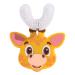AutoBrush Manual Kids U Shaped Toothbrush with Soft Nylon Bristles (Double-Sided)  Ages 3-5  Giraffe