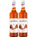 Monin Premium Caramel Coffee Syrup 2x1ltr Bottles