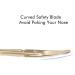 Jarvistar Nose Hair Scissors & Ear Screens - Stainless Steel Rounded Tip Beard Shears - 9.5 cm Gold - Buy Online on GoSupps.com
