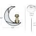 BOXCASA Dog Memorial Suncatcher: Dog on Moon Stained Glass Window Hanging - Buy Online on GoSupps.com