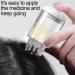 Kakalote Oil Applicator Bottle - Scalp & Hair Oil Applicator for Hair Growth | Hair Care Massager Comb - White - Buy Online on GoSupps.com