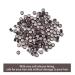 1000Pcs Premium Dark Brown Silicone Micro Link Rings 5mm for I Tip Hair Extensions - 1000 Count - Buy Online on GoSupps.com