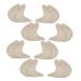 8 Pairs Forefoot Stickers Shoes Sole Protectors Half Foot Pads Shoes Sole Pads Anti-Slip Shoes Pads Shoe Inserts Front Foot Pads Foot Cushion Pads Invisible Girl Child Forefoot Pad