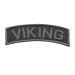 Blackout Viking Shoulder Tab Norse Heathen Army Military Morale Tactical Touch Fastener Patch