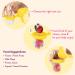 NatureBond Baby Food Feeder Pacifier (2 Pack) - Teething Toy Teether | Includes Silicone Sacs in Peach Pink and Lemonade Yellow - Buy Online on GoSupps.com