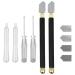 Glass Cutter Tool Set  2mm-20mm Pencil Style Oil Feed Carbide Tip with Extra Replacement Head and Oil Dropper for Mosaic/Tiles/Mirror/Stained Glass Cutting