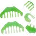 Plafope Gua Sha Massage Comb Set - 2 Piece Eight-Tooth Comb & Massage Plate for Scalp and Leg Relief | International Shipping Available - Buy Online on GoSupps.com
