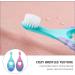 2pcs Silicone Infant Training Toothbrush Set | Soft Bristles & Teething Handle | Baby Toy for Babies/Toddlers Gums - Buy Online on GoSupps.com