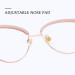 Zeelool Cat Eye Blue Light Blocking Glasses for Women - Stylish Metal Frame & Pink Blue Light Lens - International Shipping Available - Buy Online on GoSupps.com