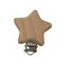 GLASSNOBLE Natural Beech Wood Pacifier Strap & Clip - Eco-Friendly Pacifier Chain with Star Accessories - International Shipping Available - Buy Online on GoSupps.com