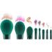 OXOAMP Makeup Brush 8 Makeup Brushes Set Super Soft Makeup Tools Beginner Brush Set Green Suitable for Travel and Gifts Foundation Brushes - Buy Online on GoSupps.com