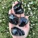 Zenkeeper 1lb Black Obsidian Crystal Rocks - Rough Gemstones for Tumbling, Jewelry Making & Healing - Buy Online on GoSupps.com