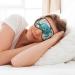 Watercolor Sea Turtle Sleep Mask | Adjustable Double-Sided Eye Mask & Soft Eye Covers for Perfect Shading & Eye Edema Relief - Buy Online on GoSupps.com